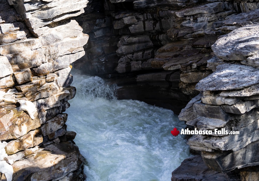 Tranquil Lower Athabasca Falls