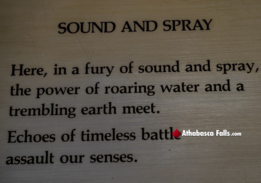 Sound and Spray of Athabasca Falls