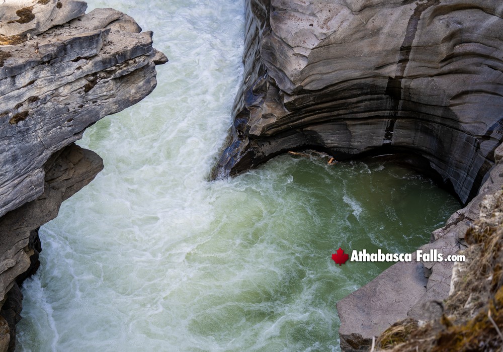 Lower Athabasca Falls in Spring