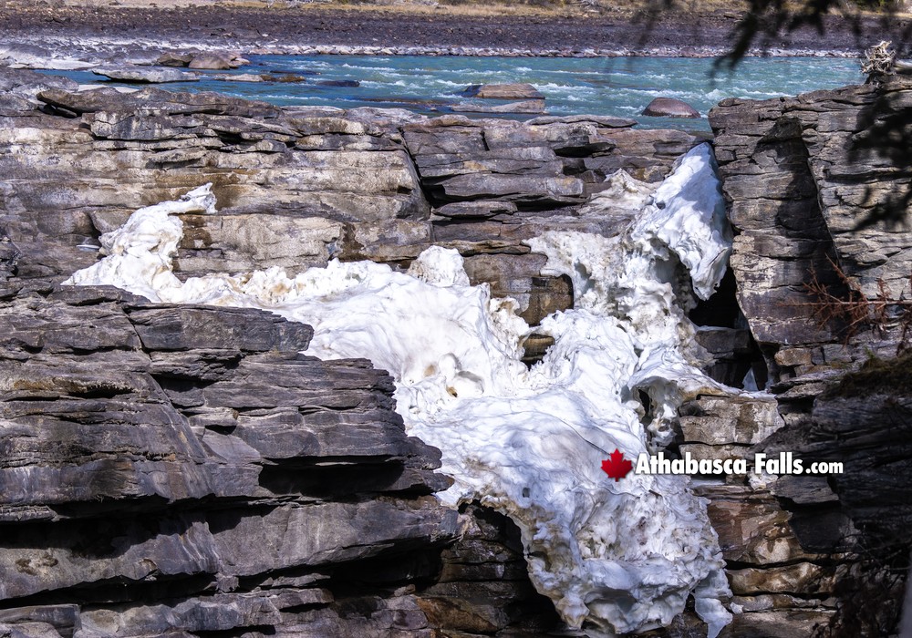 Athabasca Upper Falls During Spring Melt