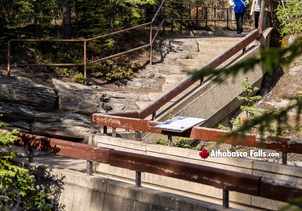 Athabasca Falls Stairs and Walkways